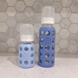 Lifefactory Glass Baby Bottles - 4oz & 9oz